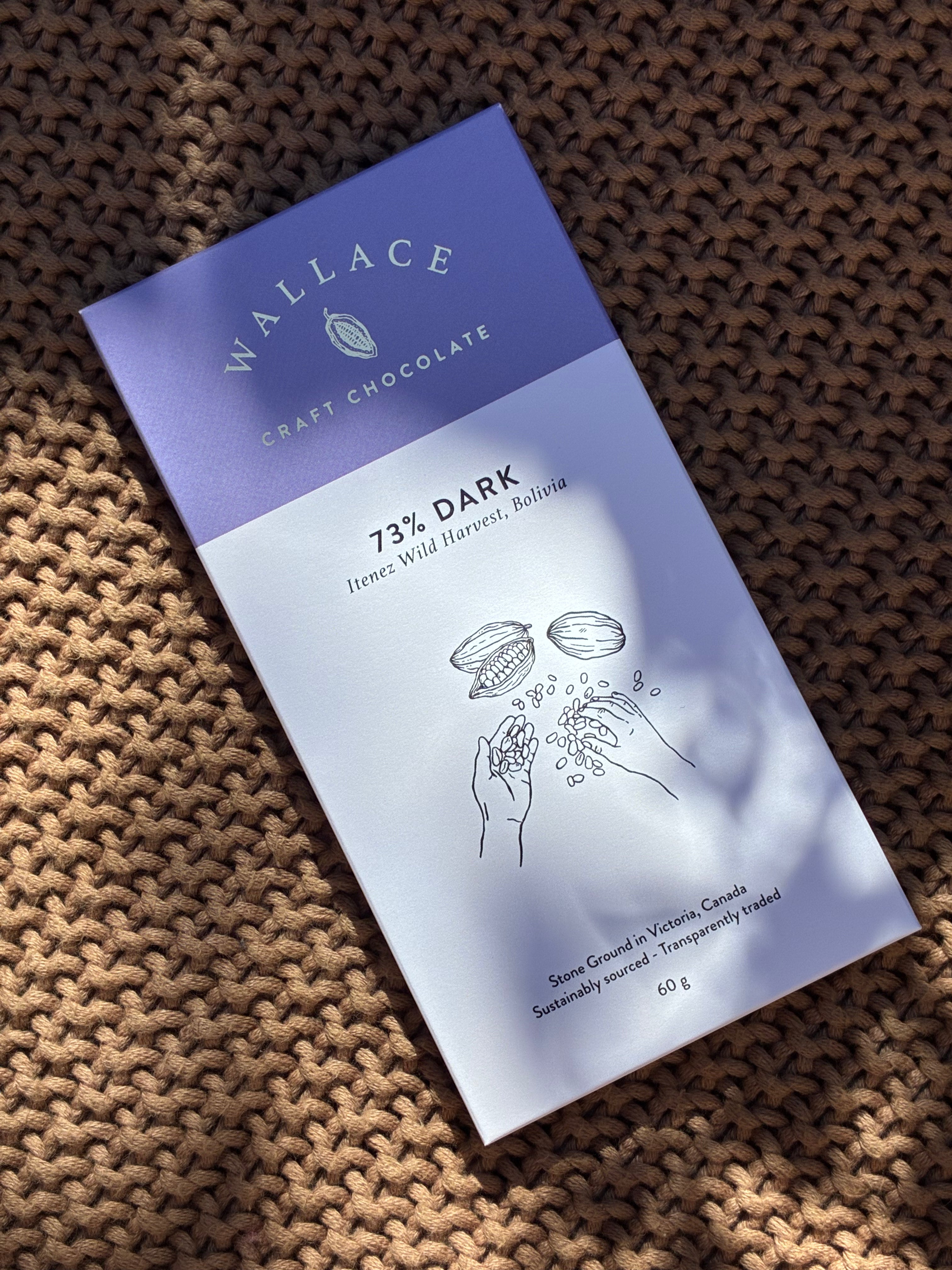 Bolivia Wild Harvest - 73% Dark Chocolate Bar