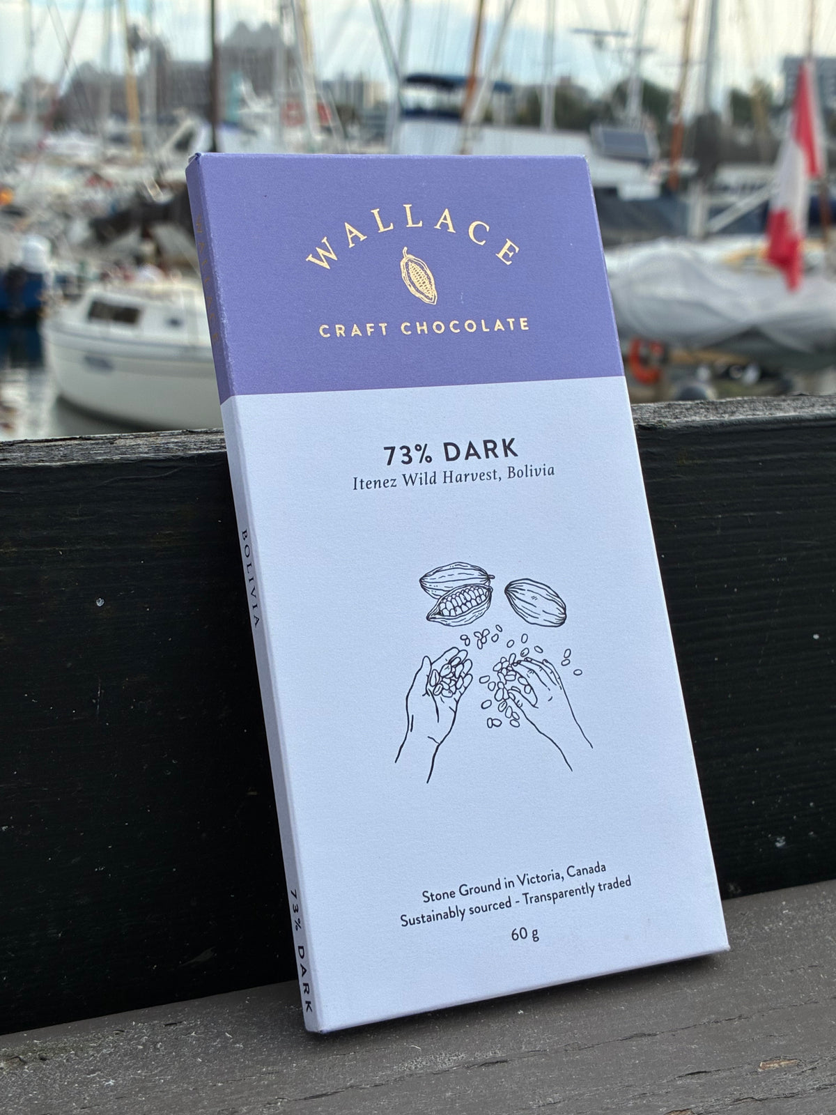Bolivia Wild Harvest - 73% Dark Chocolate Bar