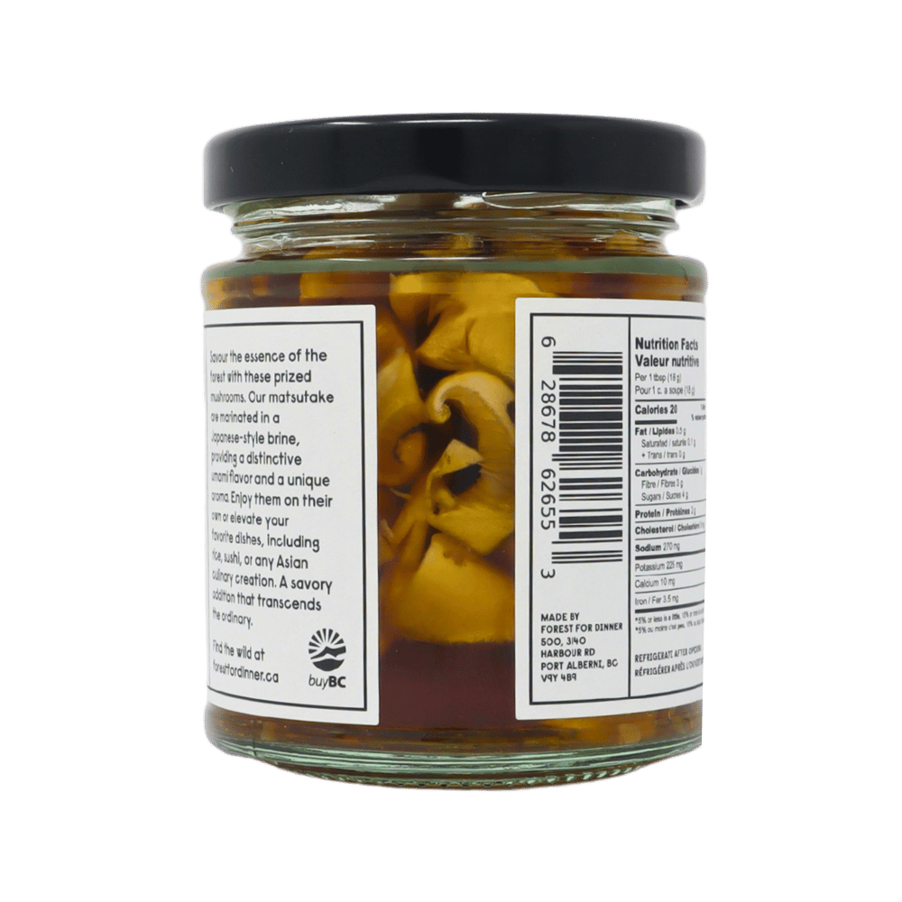 Marinated Matsutake Mushrooms